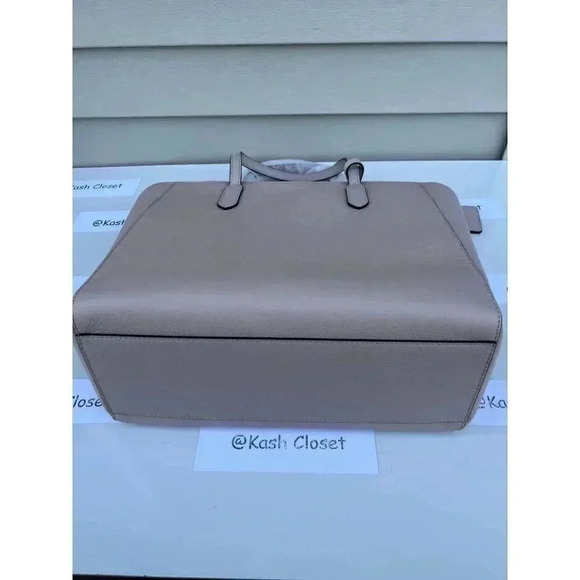 Michael Kors Sinclair Tote Bag Large Pebbled Leather Soft Pink - Picture 7 of 11